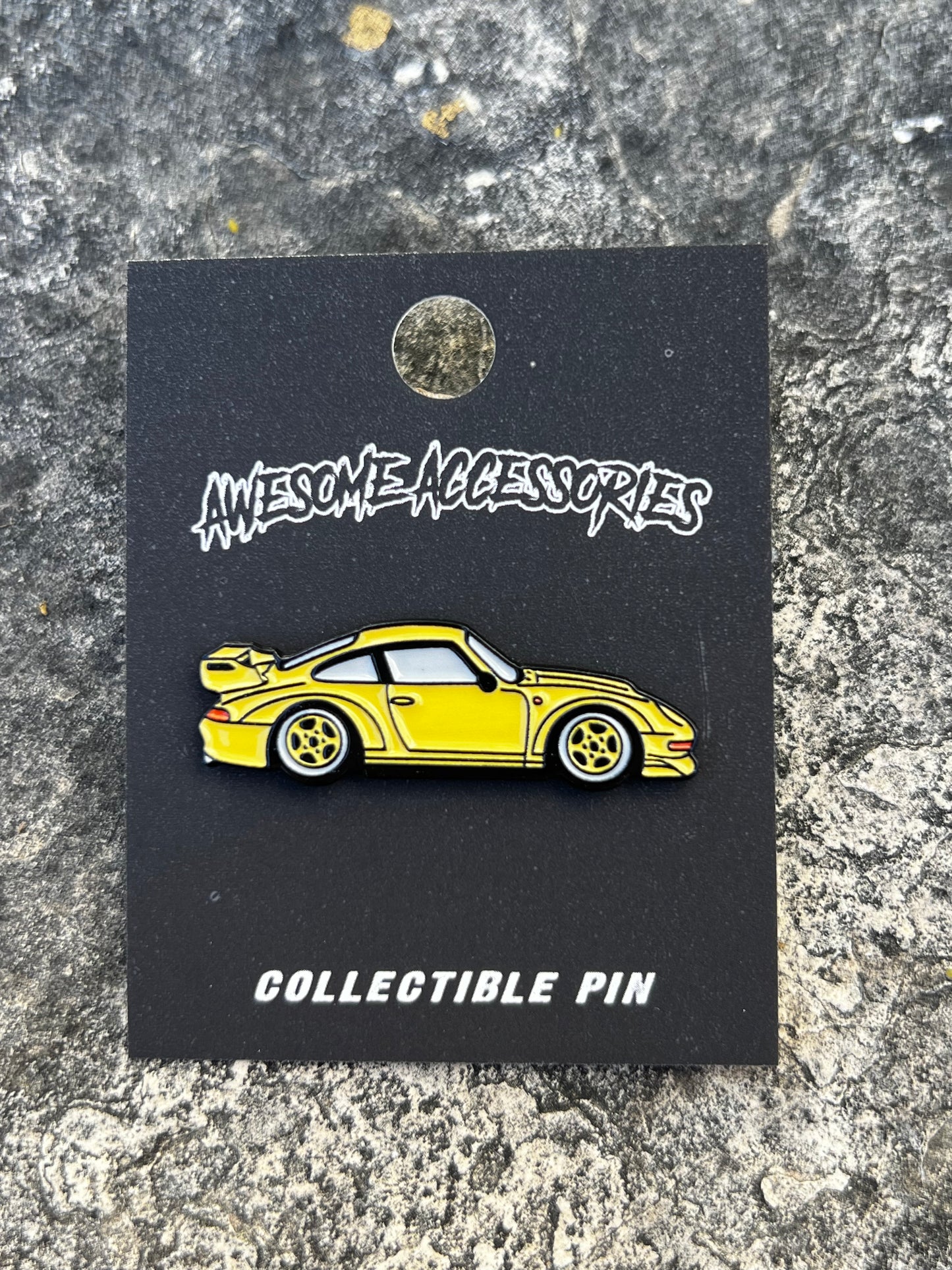 Porsche 993 RS Pin - YELLOW