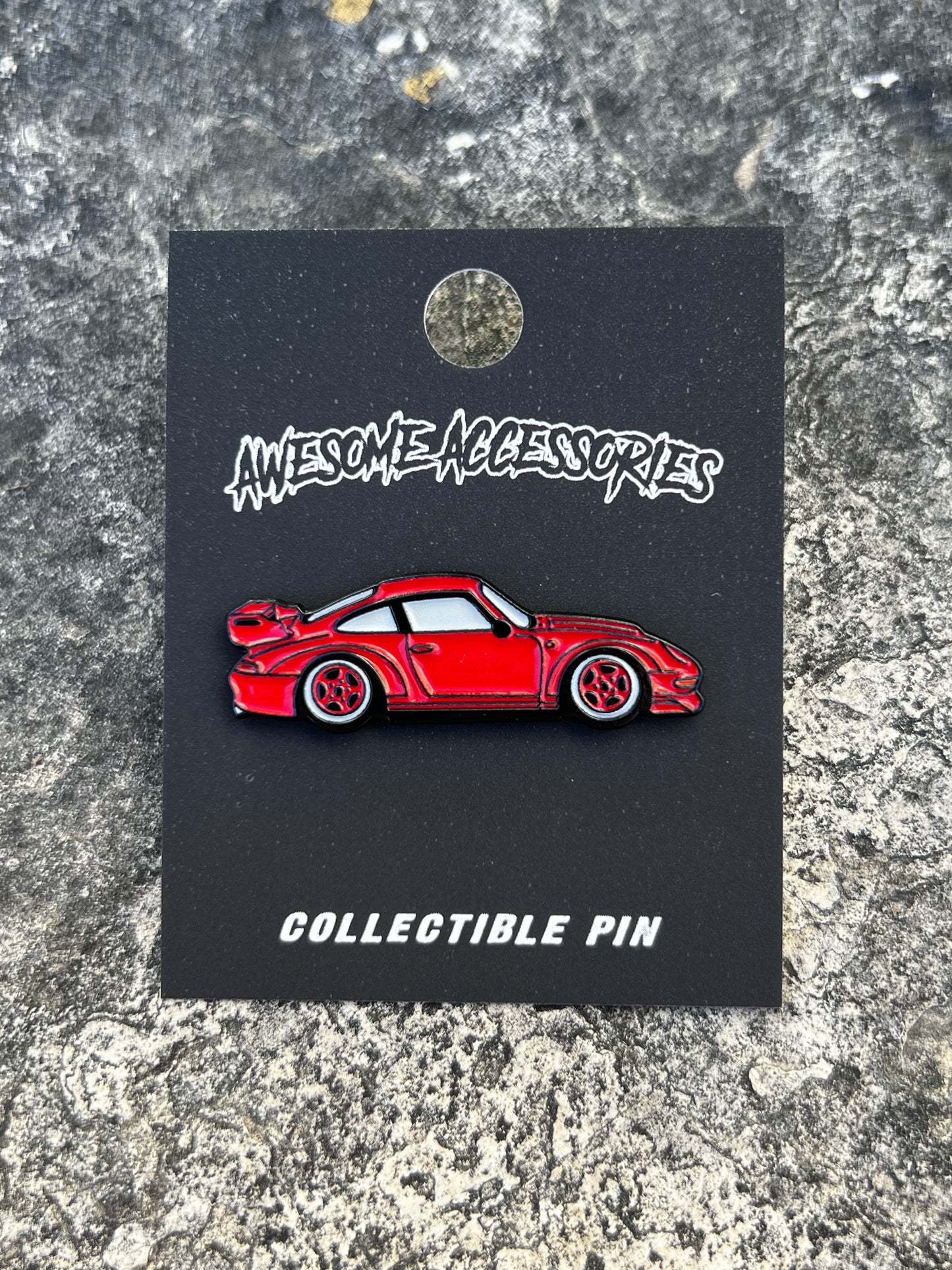 Porsche 993 RS Pin - RED