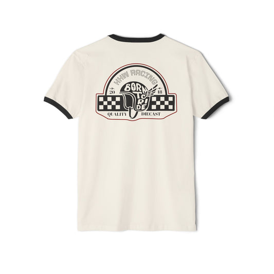 Retro Born To Ride Ringer Tee